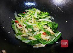 小白菜炒豆筋的做法图解7