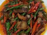 尖椒炒肉