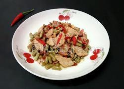 酸豆角炒肉
