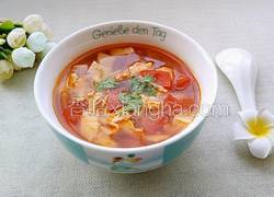 番茄鸡蛋豆腐汤