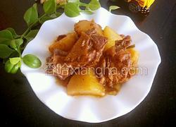 鸡骨架炖土豆