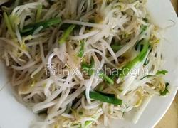 绿豆芽炒韭菜