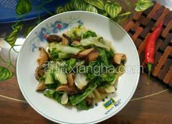 小白菜炒香菇