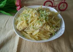 醋溜土豆丝炒鸡蛋