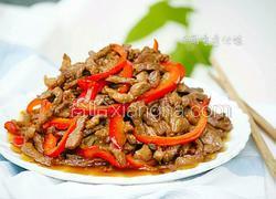 红椒炒肉（甜椒肉丝）