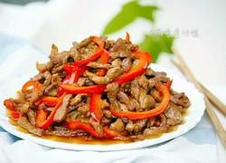 红椒炒肉（甜椒肉丝）
