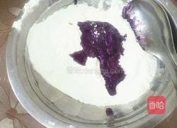 紫薯发糕的做法图解3