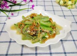丝瓜炒馓子