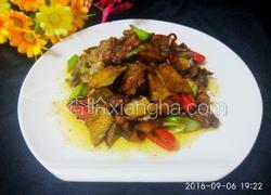 五花肉炒腐干