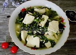 小白菜熬豆腐