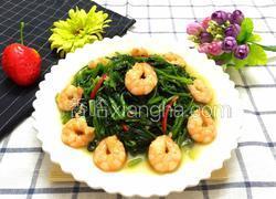 虾仁菠菜