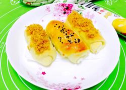 肉松炼乳咸面包（无奶无糖版）