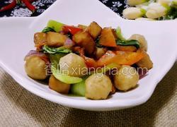 鱼丸鱼豆腐炒时蔬