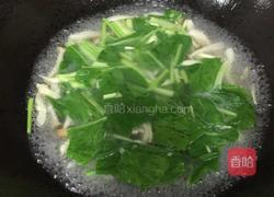 茭白青菜菌汤的做法图解6