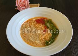 鸡蛋西红柿龙须面