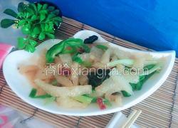 素炒油炸肉皮