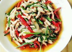 韭菜花炒肉丝