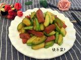 西葫芦炒火腿的做法[图]