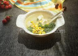 冬瓜豆腐玉米粒汤