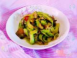 西葫芦炒香菇