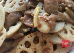 藕炒肉片的做法图解10