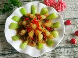 鲜菇油菜炒魔芋结