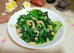 韭菜炒小河虾