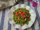 鲜黄豆炒腊肉的做法[图]