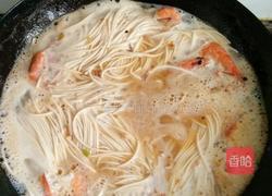 西红柿鸡蛋大虾面条的做法图解4