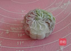 四色冰皮月饼的做法图解9
