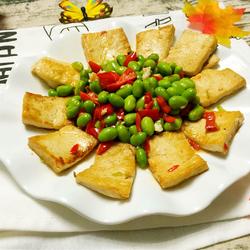毛豆烧豆腐的做法[图]
