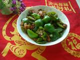 五花肉炒圆椒