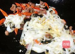 豉椒牛肉炒河粉的做法图解8