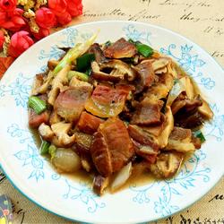 香菇炒腊肉