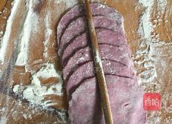 紫薯玫瑰馒头的做法图解5