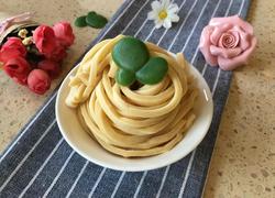 筋道鸡蛋面条