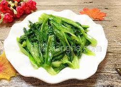 素炒油麦菜