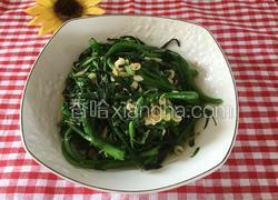虾皮炒青菜心