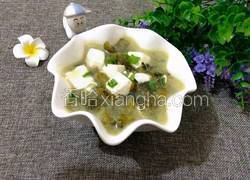 咸菜豆腐汤