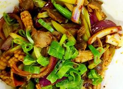 香辣鸡胗鱿鱼