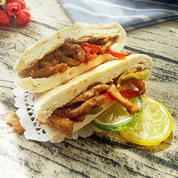 烧饼夹里脊的做法[图]