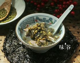 绿豆紫菜排骨汤[图]