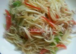 茭白炒肉丝