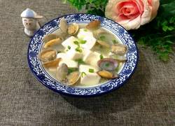 豆腐花蛤汤