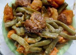土豆豆角炖南瓜