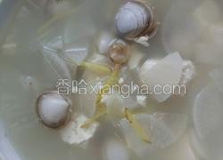 蛤蜊豆腐萝卜汤