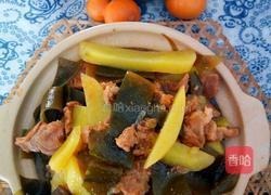 梅花肉炖土豆海带的做法图解7