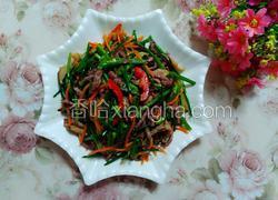 韭菜花炒牛肉