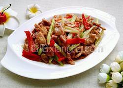 西芹炒肉片
