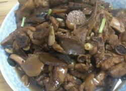 菜脯焖鸡肉